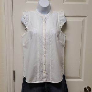 J. Crew Factory Sleeveless Button down Top, size 2